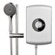 Amore Electric Shower - Brushed Steel