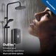 Amore Electric Shower - Brushed Steel