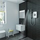 Amore Electric Shower - Gloss White