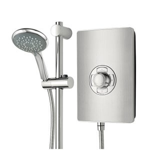 Collection 2 Electric Shower - Brushed Steel