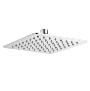 Evie Square Edge Fixed Shower Head - 200mm