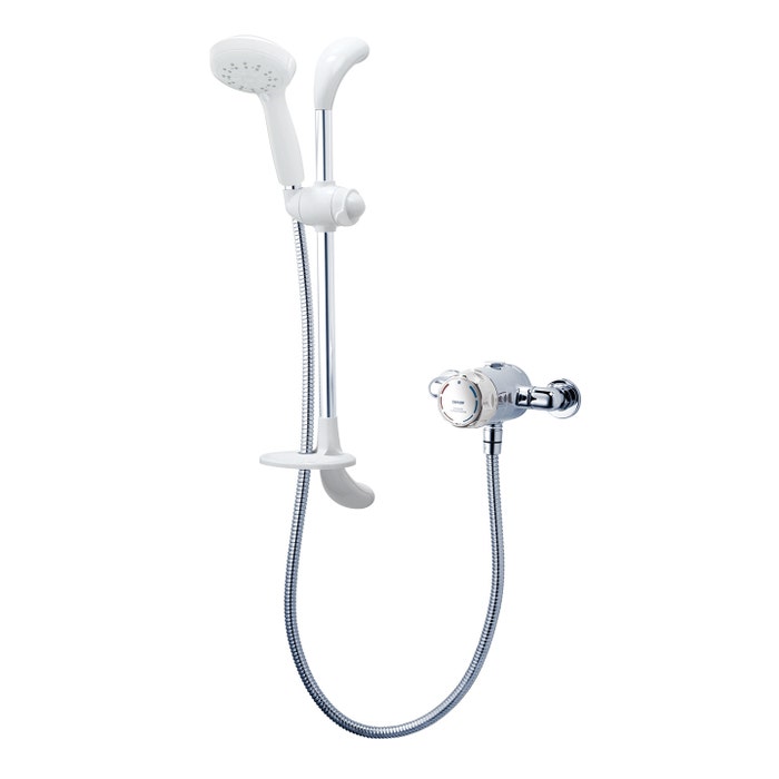 PC Sequential Mixer Shower - White/Chrome