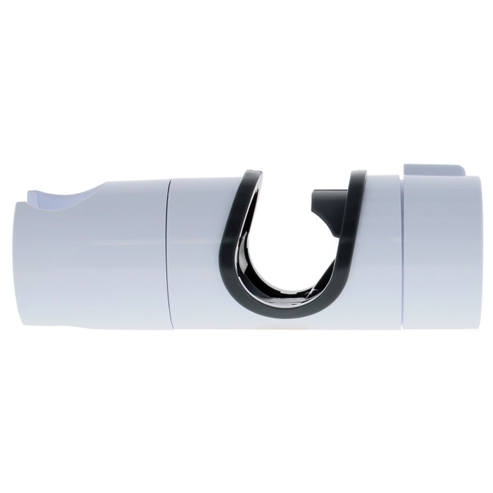 Clip-on Universal Shower Head Slider - White